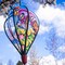 In the Breeze Chickadee Birdhouse 6-Panel Kinetic Hot Air Balloon Wind Spinner